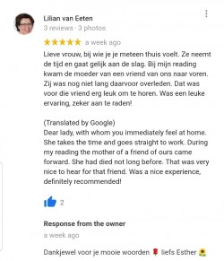 Google reviews